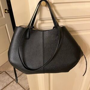 Large black handbag